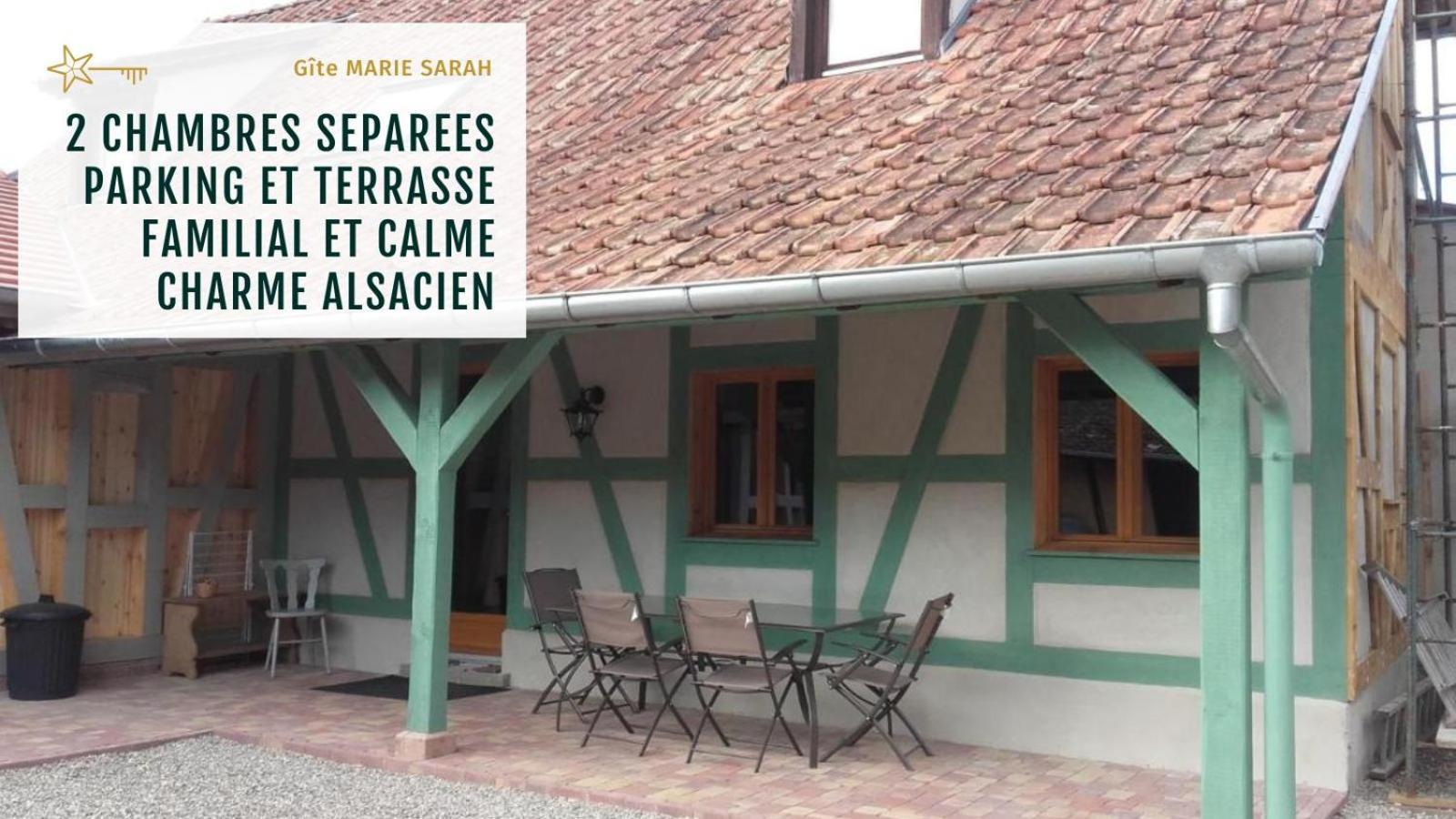 Gite Chez Marie-Sarah Petite Maison Calme Parking Ebersheim Екстер'єр фото